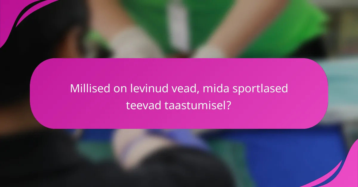 Millised on levinud vead, mida sportlased teevad taastumisel?